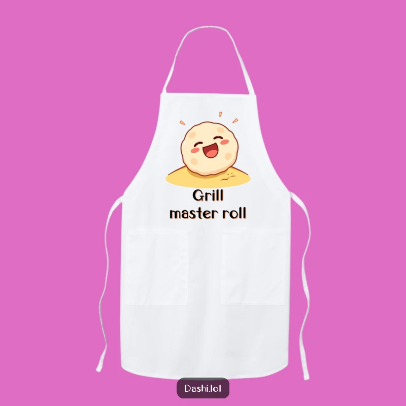 Funny Takoyaki Apron: Chef Rolling Character, Perfect Humorous Gift!