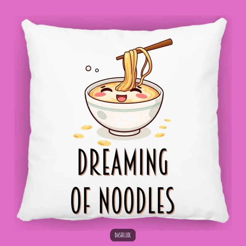 Funny Ramen Pillow: Cozy Giggling Character, Perfect Humorous Gift!