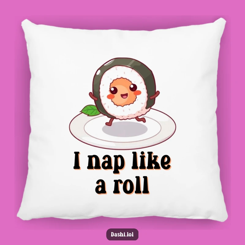 Funny Sushi Pillow: Cozy & Hilarious Accent for Foodie Spaces