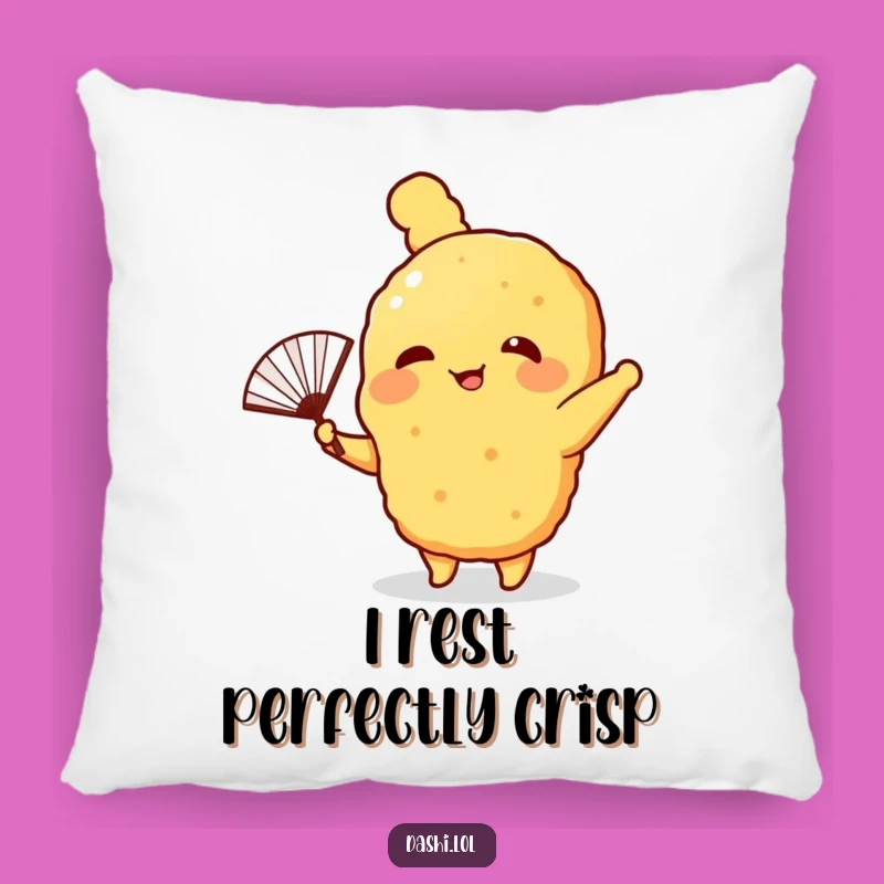 Funny Tempura Pillow: Cozy & Hilarious Accent for Foodie Spaces