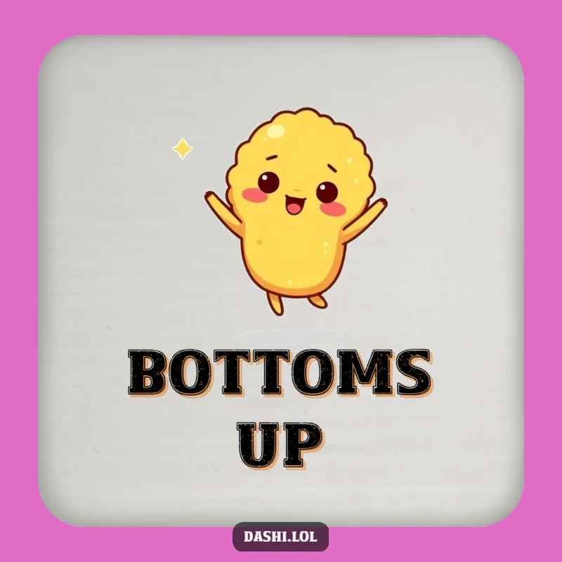 Funny Tempura Jig Coasters: Protect Surfaces with a Smile!