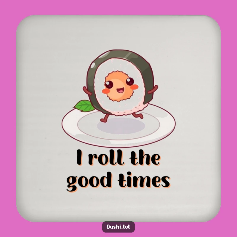Funny Sushi Coaster: Hilarious Table Protector for Japanese Food Lovers