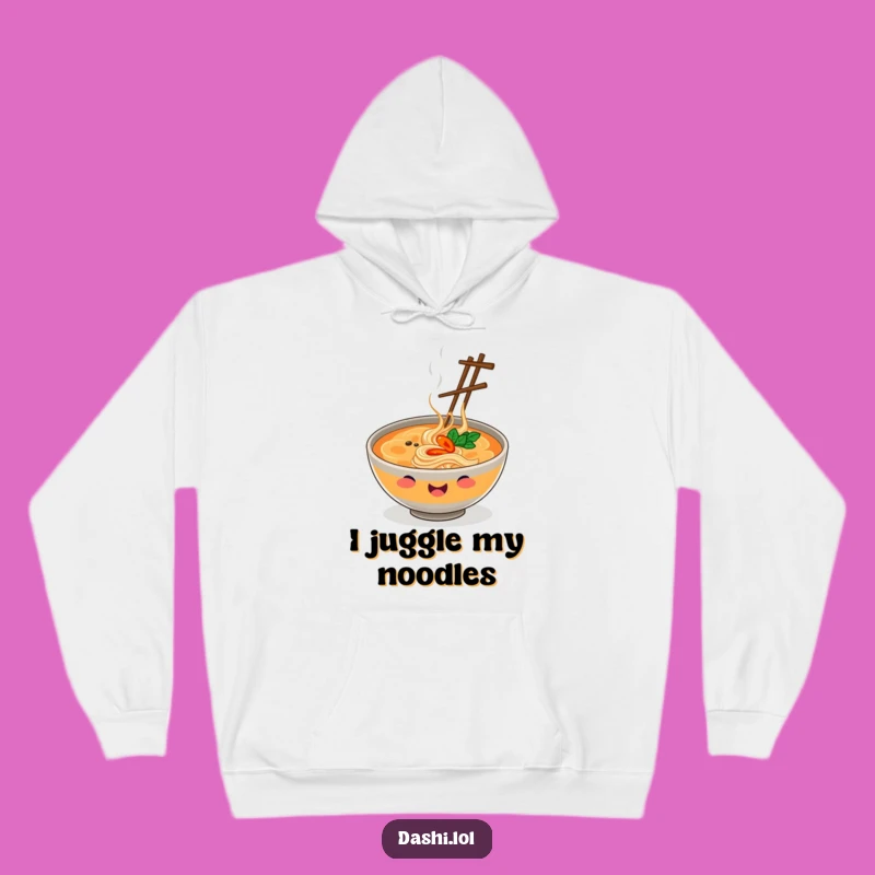 Funny Ramen Juggler Hoodie: Cozy & Hilarious Gift for Food Lovers