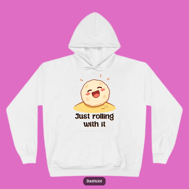 Funny Takoyaki Hoodie: Cozy Rolling Character, Perfect Humorous Gift!