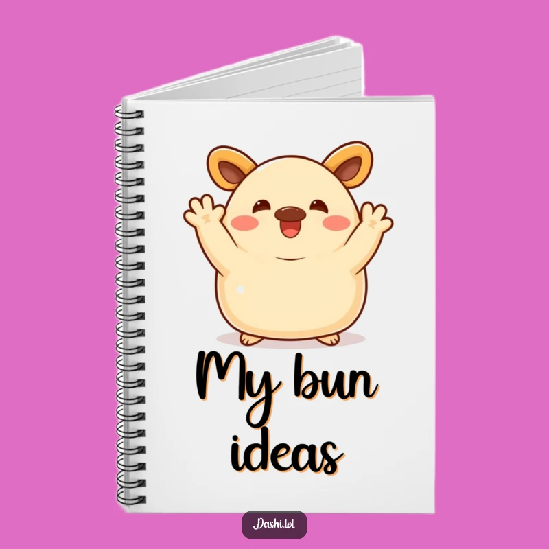 Funny Bao Bun Notebook: Jot Down Ideas with a Wave!