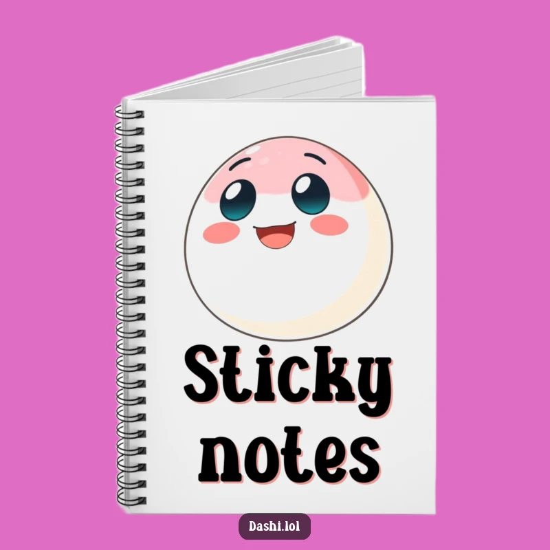 Funny Bouncing Mochi Notebook: Jot Down Ideas with a Smile!