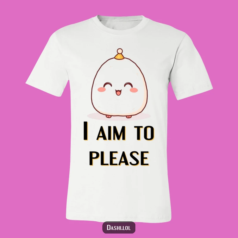 Funny Onigiri Bow Tie T-Shirt: Hilarious Rice Ball Shirt