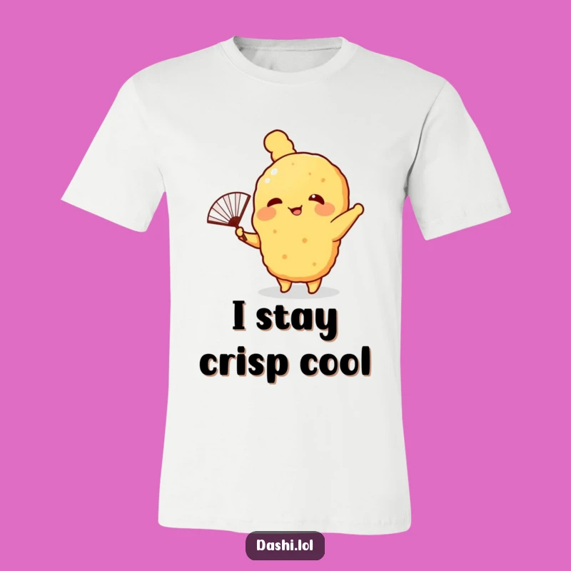 Funny Tempura Fan T-Shirt: Hilarious Japanese Snack Shirt